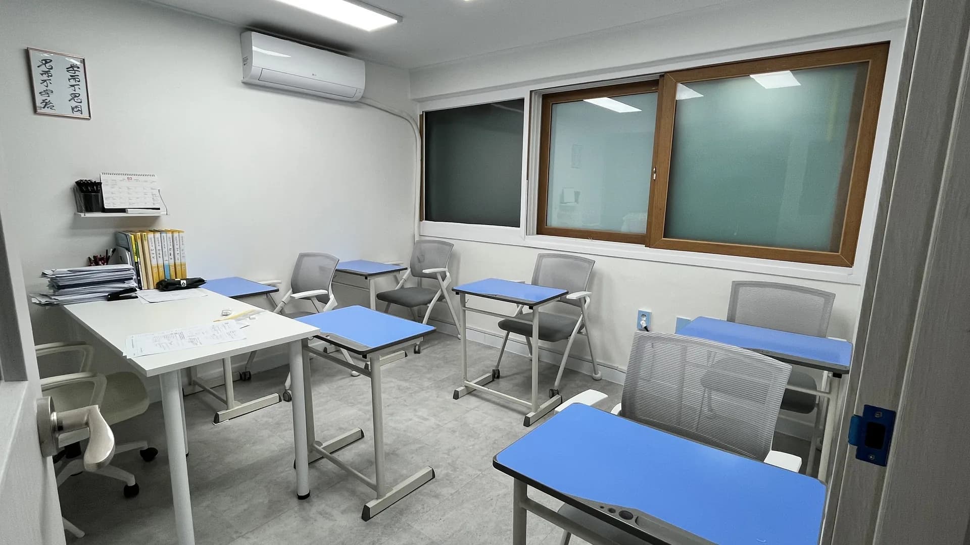 상담과 진단 수업이 진행되는 매쓰테라피 교실
